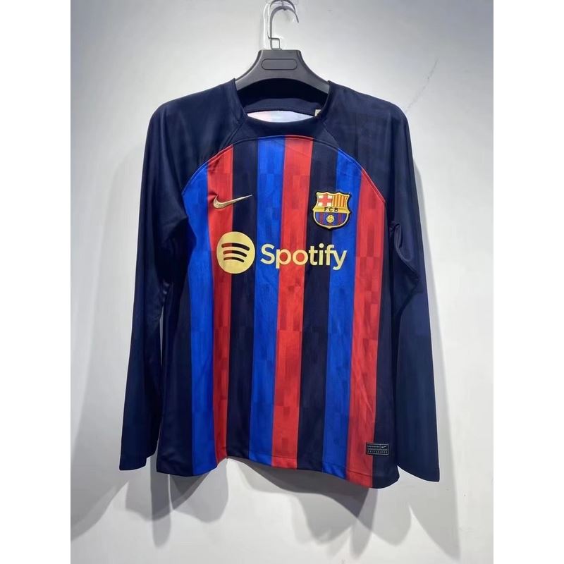 22-23 Barcelona home long sleeves